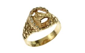 Ring 750/- Gelbgold mit Zirkonia