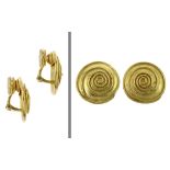 Ohrclips 10.31 gr. 750/- Gelbgold