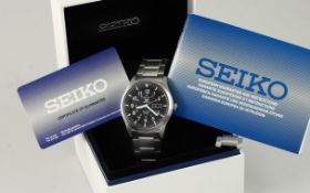 Seiko Sports Ref. 7536 Automatik Edelstahl mit Box und mit Papiere