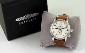 Zeppelin Ref. LZ 127 Quarz Edelstahl. mit Box und ohne Papiere
