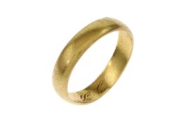 Ring 3.13g 965/- Gelbgold. Ringgroesse ca. 50