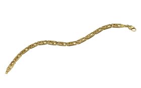 Armband 21.85g 585/- Gelbgold. Laenge ca. 20.50 cm