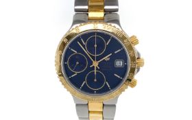 Raymond Weil Amadeus Chronograph Ref. 7703 Automatik 750/-Gelbgold/Edelstahl ohne Box und Papiere