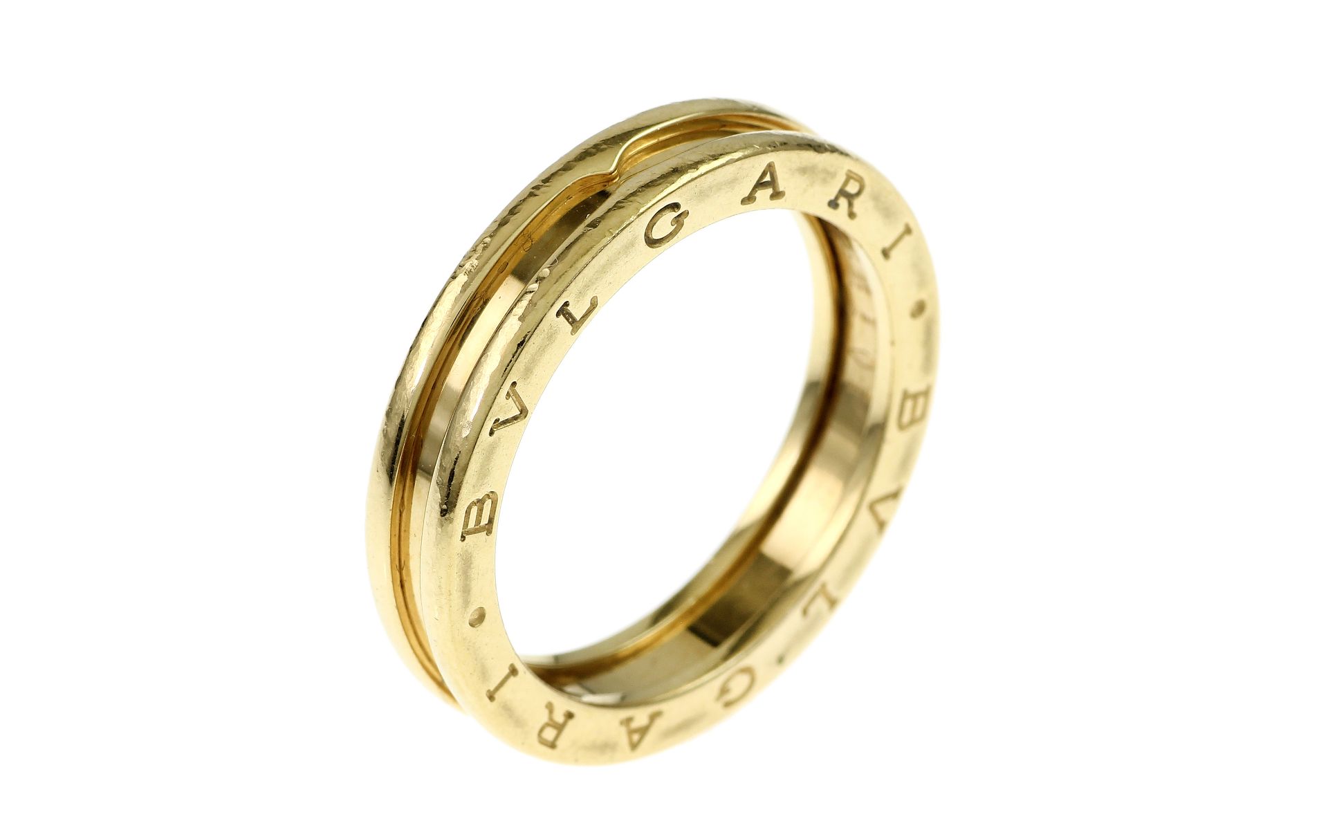 BVLGARI Ring 8.93g 750/- Gelbgold. Ringgroesse 65. ohne Box und ohne Papiere