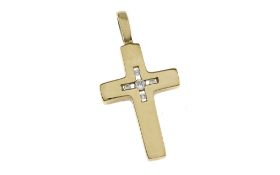 Anhaenger Kreuz 1.41g 333/- Gelbgold