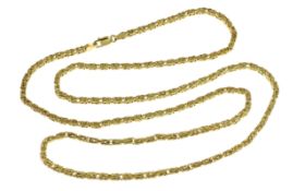 Kette 13.58 gr. 585/- Gelbgold Laenge 70 cm