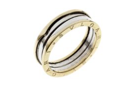 Ring 7.54g 585/- Gelbgold und Weissgold. Ringgroesse ca. 69. kein original BVLGARI!