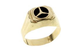 Ring 4.83g 585/- Gelbgold. Ringgroesse ca. 64