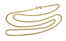 Kette 3.07 gr. 585/- Gelbgold Laenge: 55 cm