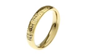 Ring 1.33g 585/- Gelbgold. Ringgroesse ca. 54