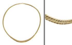 Collier 6.07g 585/- Gelbgold. Laenge ca. 45 cm