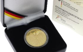 Goldmuenze 100â‚¬ Unesco 1/2 Unze 15.55g 999/- Gelbgold mit Etui und Zertifikat