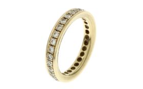 CHRIST Ring 3.9g 585/- Gelbgold mit 33 Diamanten zus. ca. 0.65 ct. W/si. Ringgroesse ca. 50