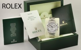 Rolex Daytona Ref. 116520 Automatik Edelstahl. mit Box und mit Papiere. LC037. Kaufdatum: 2005