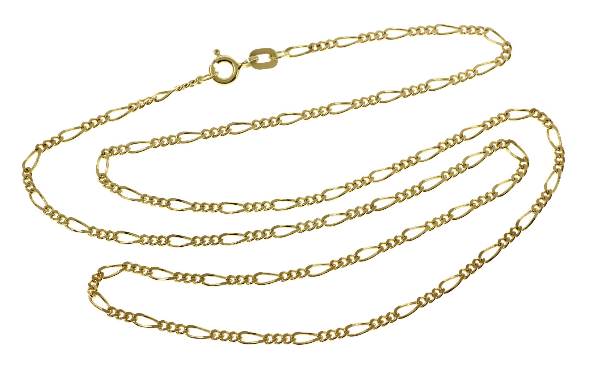 Kette 4.32g 585/- Gelbgold. Laenge ca. 48.50 cm