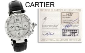 Cartier Pasha Ref. Ref. 2379 Automatik Edelstahl. ohne Box und mit Papiere. Kaufdatum: 2007