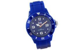 Ice-Watch Ice Forever Unisex Armbanduhr Blue (Medium) mit Box