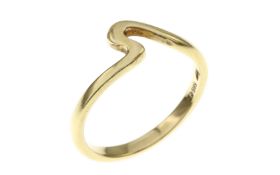 Ring 2.36g 585/- Gelbgold. Ringgroesse ca. 55