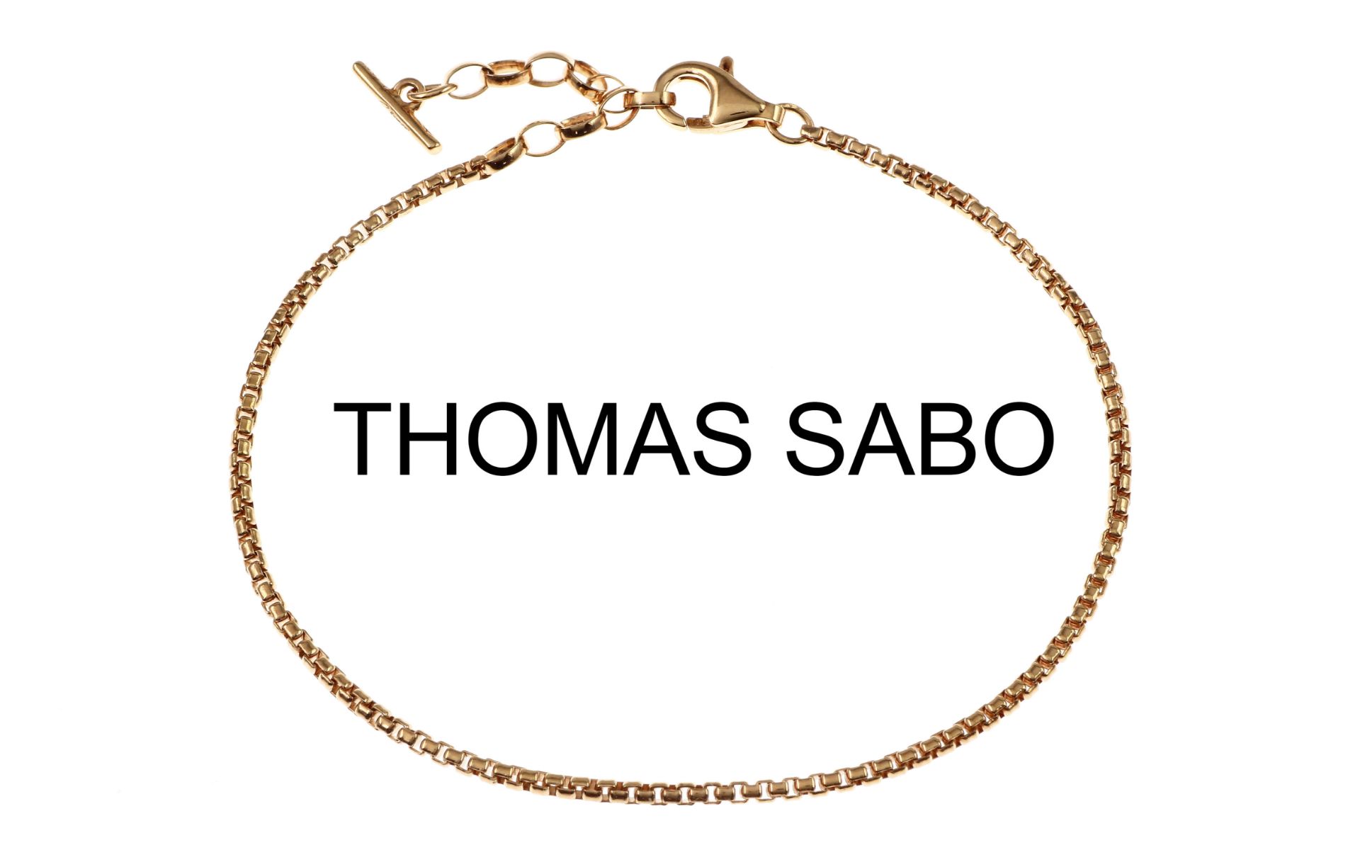 Thomas Sabo Armband 2.46g 925/- Silber vergoldet. Laenge ca. 19 cm