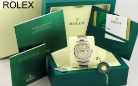 Rolex Date Ref. 115200 Automatik Edelstahl. mit Box und mit Papiere. LC200. Kaufdatum 02.05.2020