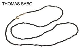 Thomas Sabo Steinkette mit Federring 3.69g 925/- Silber