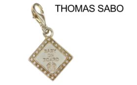 Thomas Sabo Anhaenger 1.85g 925/- Silber mit Steinen