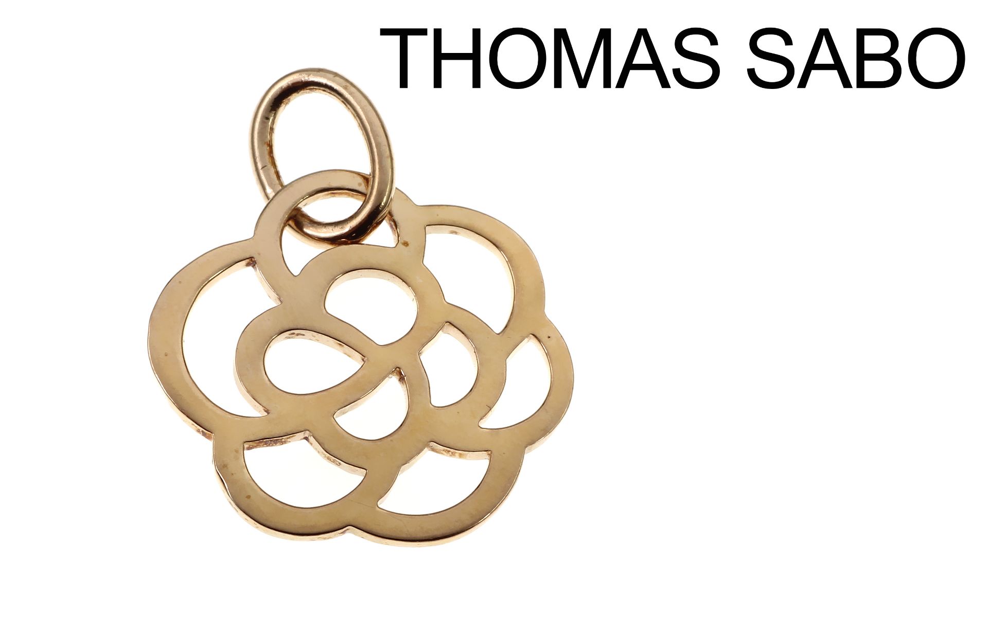 Thomas Sabo Anhaenger 2.39g 925/- Silber vergoldet