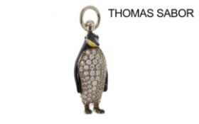 Thomas Sabo Anhaenger Pinguin 6.33g 925/- Silber mit Zirkonia