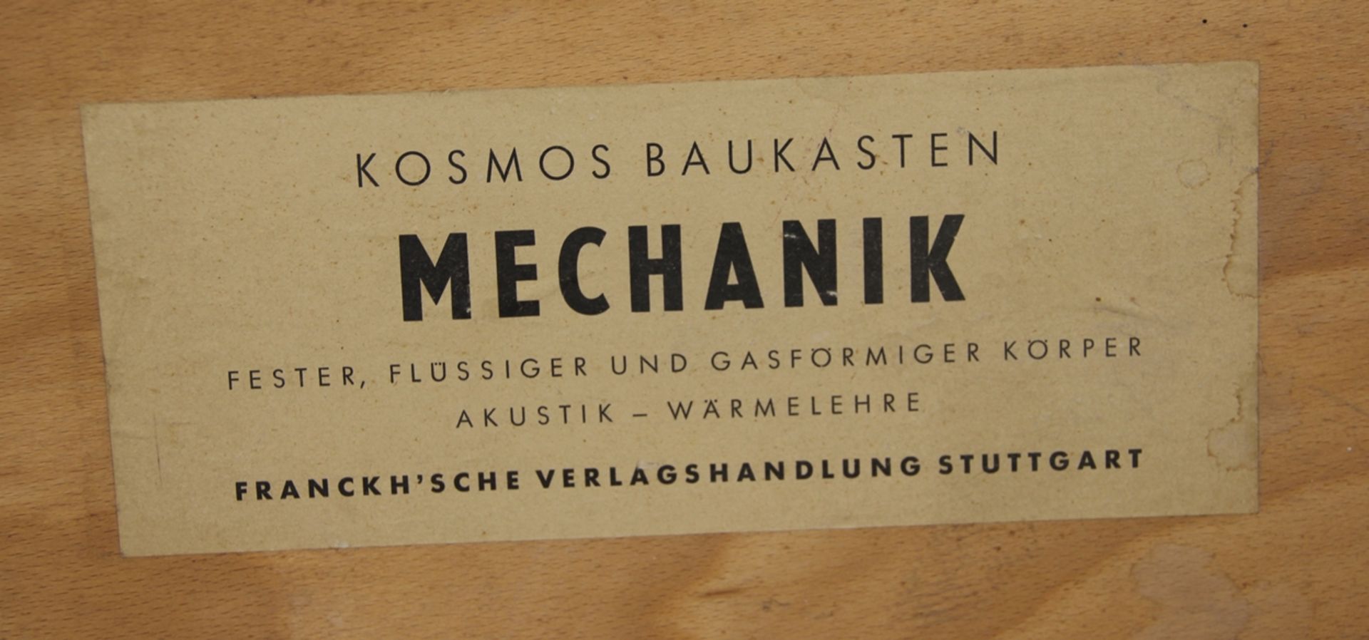 Kosmos-Mechanikbaukasten mit Anleitung - Image 2 of 3