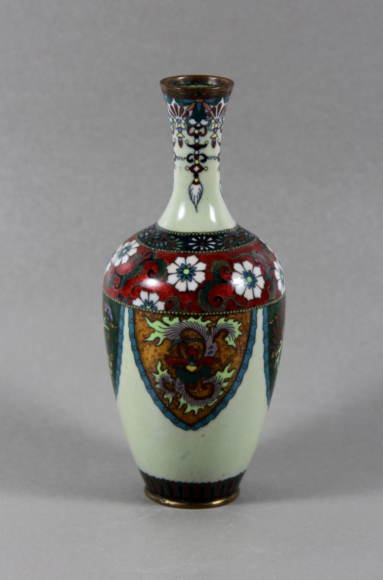 Japanische Cloisonné-Vase