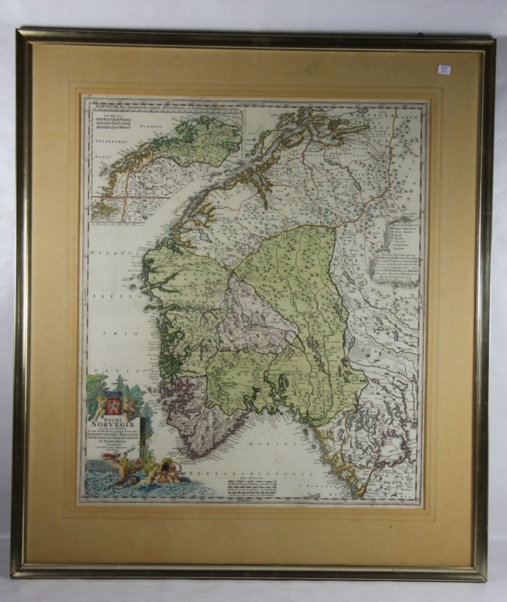 Homann-Karte Norwegen