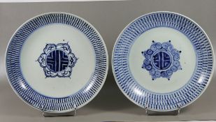 Paar chinesische Platten