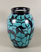 Spahr-Vase mit Silberauflage