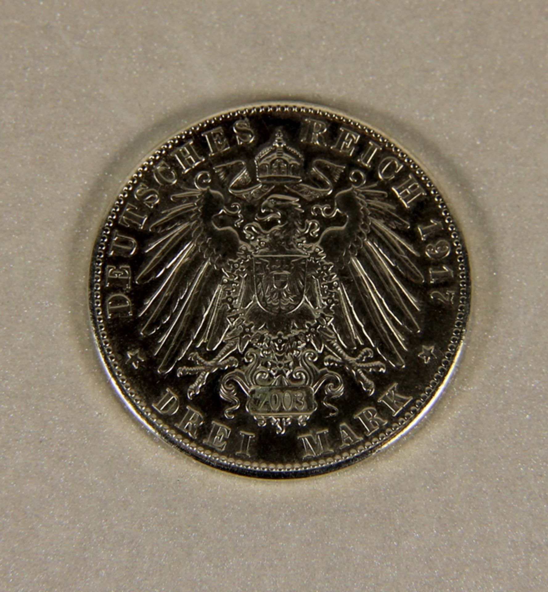 3 Reichsmark Friedrich d. Weise - Image 2 of 2