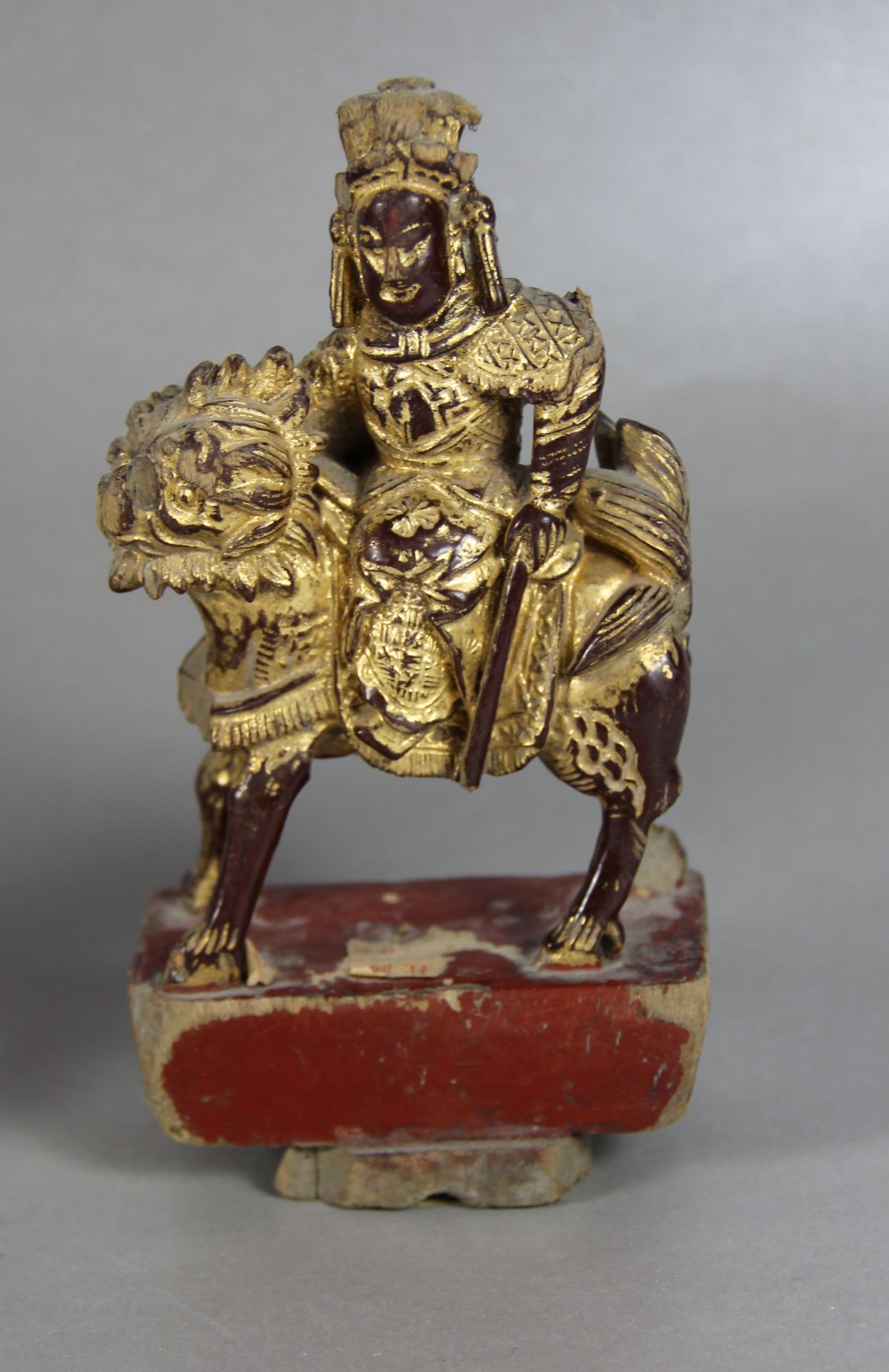 Paar chinesische Reiterskulpturen - Image 2 of 5