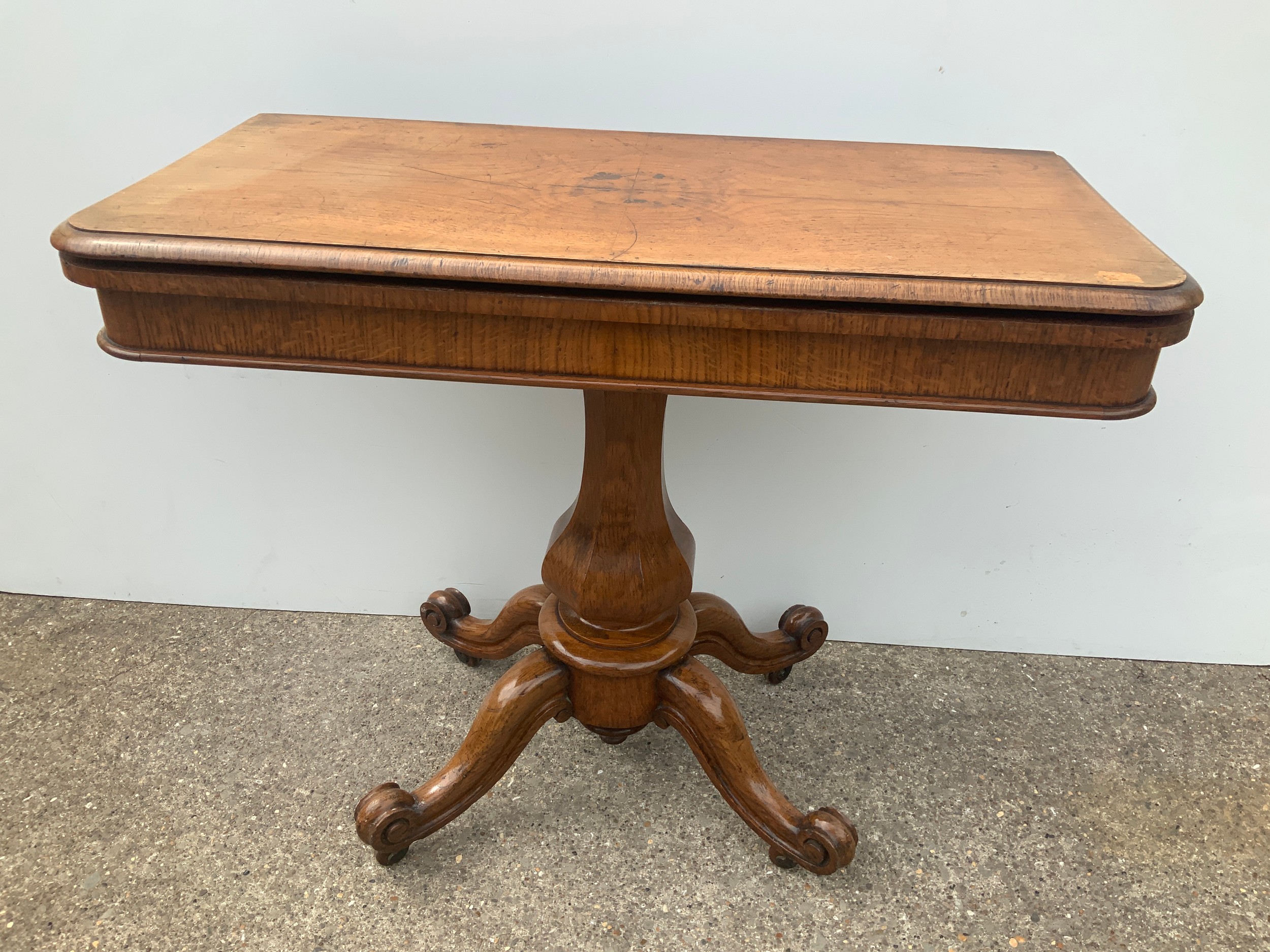 Victorian Mahogany Card Table