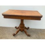 Victorian Mahogany Card Table