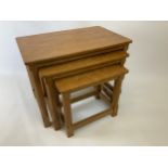 Robert "Mouseman" Thompson Nest of Oak Tables