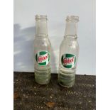 2x Castrol Oil Bottles