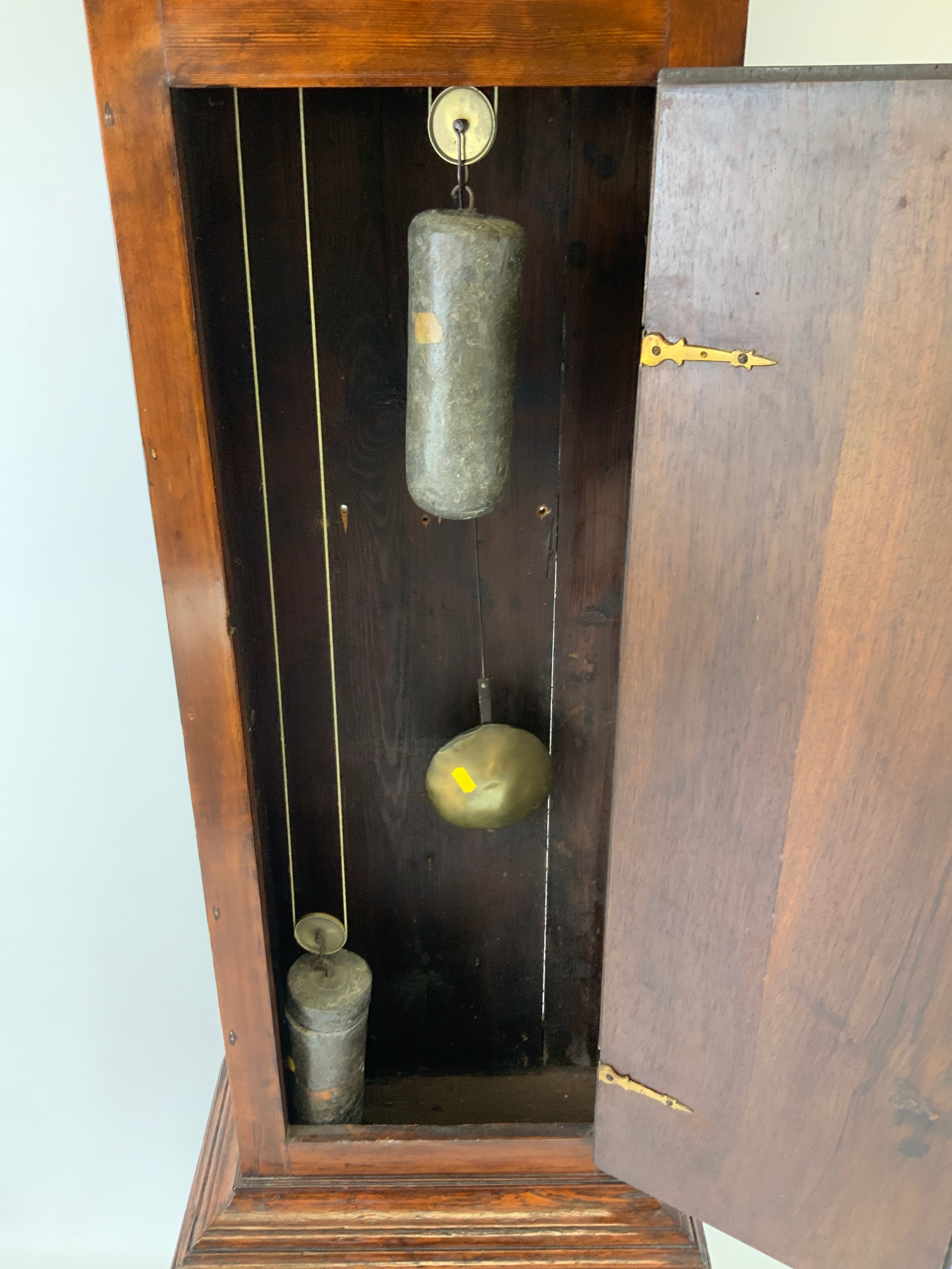 Brass Faced Longcase Clock - David Matthews, Carmarthen - High Water at Carmarthen - Image 3 of 5