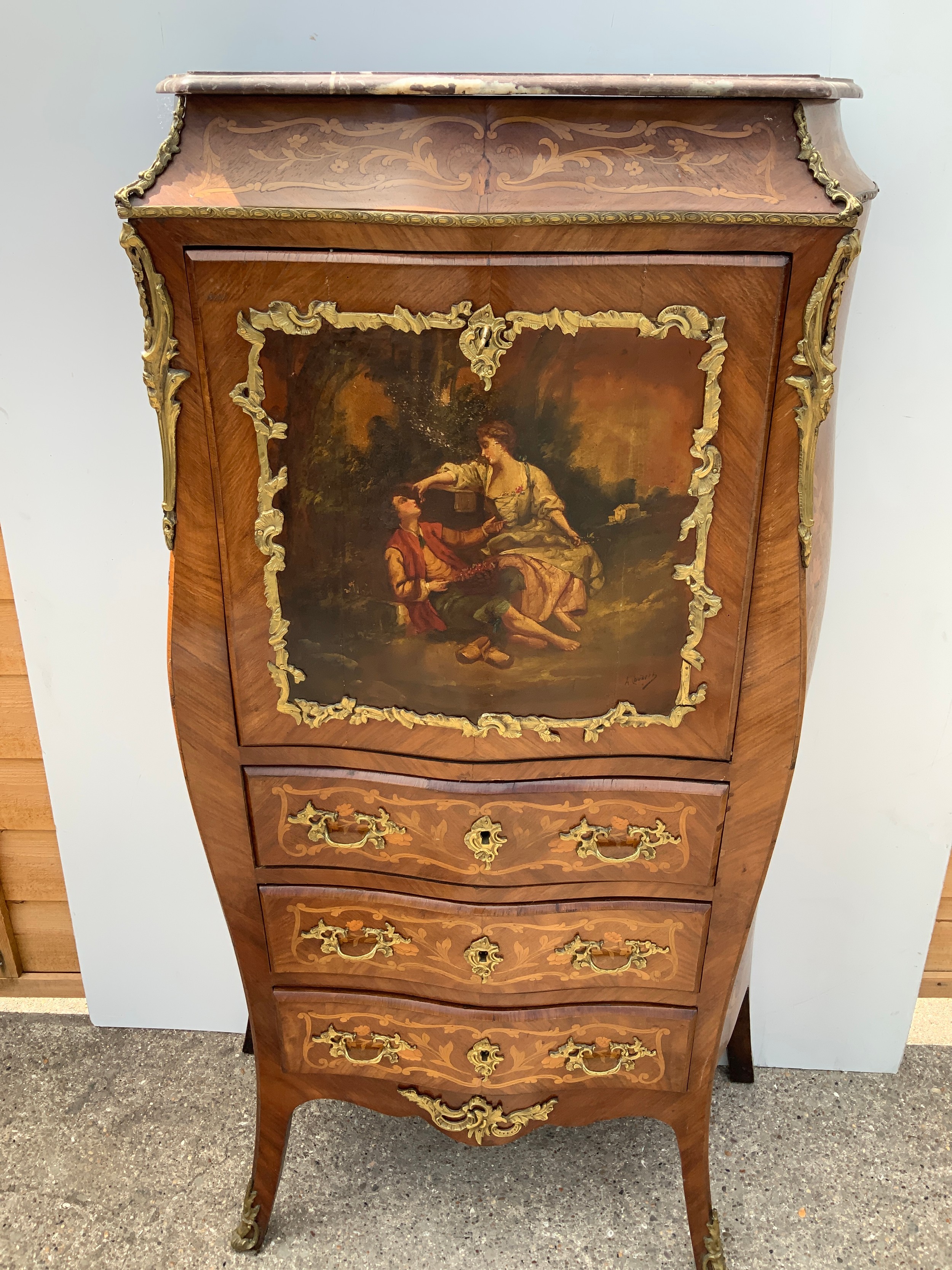 Continental Marquetry and Ormolu Bureau