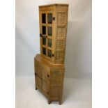 Oak Rabbitman Corner Cabinet