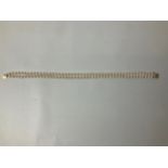 Knotted Pearl Necklace with 14ct Gold Clasp - 39cm