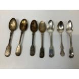 Victorian Silver Teaspoons - 185gms