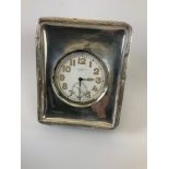 Silver Cased Goliath Watch - T W Long & Co, Cardiff - Case Birmingham 1915 - Watch in Working Order