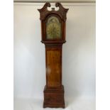 Brass Faced Longcase Clock - David Matthews, Carmarthen - High Water at Carmarthen