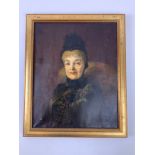 Framed Oil on Canvas Portrait - Visible Picture 40cm x 32cm
