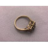 9ct Gold Ring - Size M - 2.9gms