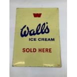 Painted Metal Sign - Walls Ice Cream - 46cm x 61cm