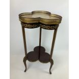 Mahogany Marble Topped Table with Ormolu Mounts